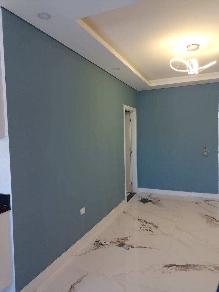 Interior finish with marble-effect flooring, Benin City